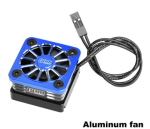 GPMXRTM051FAN Racing Alu High Speed Lüfter für Regler blau