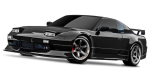 TRX105237-4-BLK 4-TEC Nissan 240SX schwarz 1/10 Drift RTR Brushed