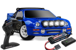 TRX108046-1-BLUE MINI-Rally VXL-Power 4x4 blau Ford RS200 RTR Brushless