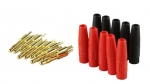 600025 Bananenstecker 4mm/Gold soft 5 Paar