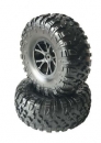 DF6499 Reifen/F. 1:10/XL Crawler DF-4J schwarz