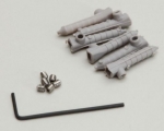 F-RB315 Scharnierdübel Robart 3mm 6 Stück