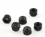 G36401 M3 Stop-Muttern schwarz 6 Stück