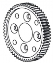 505145 Hauptzahnrad 65Z M0,6