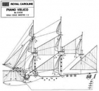 834024 Segelsatz Royal Caroline Mantua
