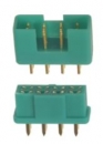 71283 MPX-8Pol Stecker/Buchse grün 1 Paar