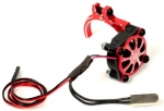 T422615R Lüfter 1:10 Alu/ROT Motorkühler und Halterung