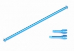 300054026 TT-01E Kardanwellen ALU/blau + Mitnehmer