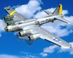 210658 B-17 Flying Fortress EPO 1875 mm silber PNP