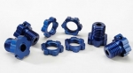 TRX5353X Radmitnehmer REVO 17mm blau + Muttern, je 4 Stück