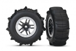 TRX5891 Reifen/Felgen TRX SCT Paddle chrome TSM